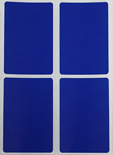 Royal Green Rectangular Color Coding Labels Stickers in Blue 7.5 cm x 5 cm inches (75 mm x 50 mm) 200 Pack