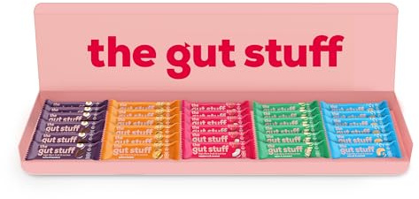 The Gut Stuff Fruit & Nut Bars, Mixed Flavours - 30 Bars