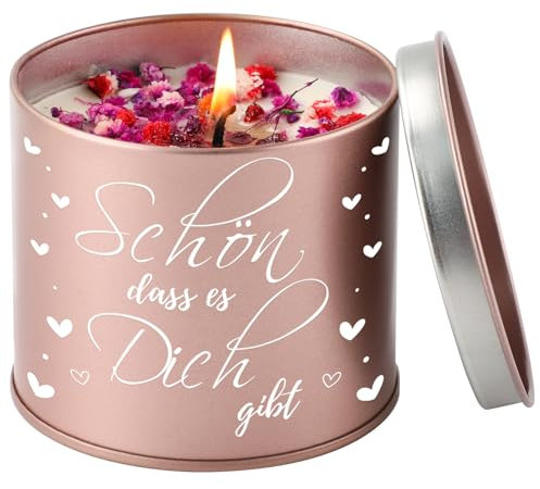 PRSTENLY Geschenke für Frauen, 9OZ Kerze Geburtstagsgeschenk für Frauen, Danke Erzieherin Geschenk Abschied, Geschenk für Frau Freundin Mama Oma Geburtstag Hochzeitstag Weihnachten Muttertag Ostern