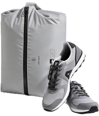 Sac à Chaussures Étanche pour Voyage – Anti-Odeur (Grey)