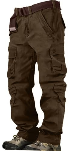 MOKBAY Pantalones De Trabajo Hombre Caza Militar Cargo Militares Trabalho Pantalones Cargo Hombre Impermeable Tacticos Baggy Chinos Pants