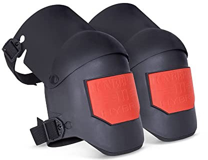 Sellstrom Genouillère S96211 Knee Pro Hybrid Ultra Flex III (gel), universel, noir/orange