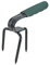 Faithfull Essentials Mini-Prong Hand Cultivator, Carbon Steel Garden Claw for Breaking Up Soil in Pots, Flower Beds & Vegetable Patches