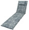Doppler Lyra Liegenauflage, grau Gemustert, Polyester, 200x60x7cm, mit Kopfkissen