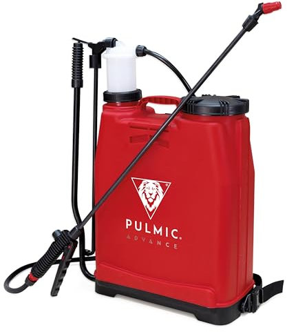 Pulmic Pulvérisateur Dorsal Manuel 16L – Sulfateuse Professionnelle pour pulvérisation – Sac à Dos de pulvérisation pour herbicide et Lutte Contre Les parasites – Fabriqué en Europe – Garantie 3 Ans