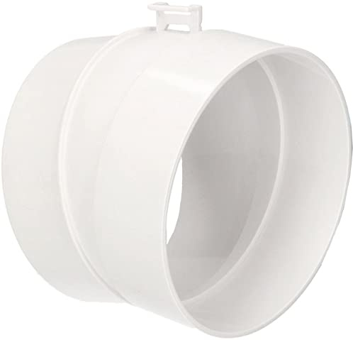 KOTARBAU® Bogen 15° Lüftungsrohr Ø100 mm Abluft-Rohr Kunststoff Weiß