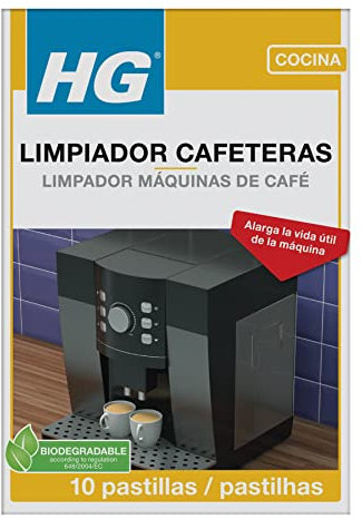 HG Pastillas limpiadoras universales para máquinas de café