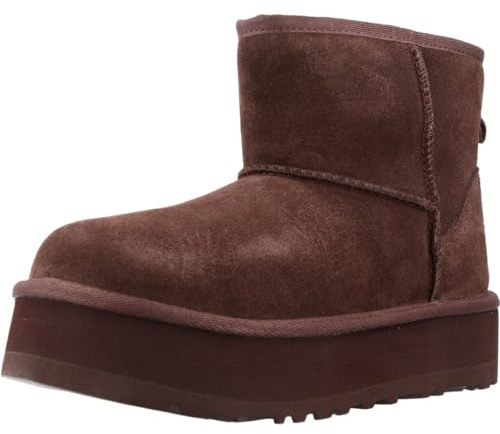 UGG Stivale alla moda unisex per bambini, con plateau, Cedro bruciato, 33.5 EU