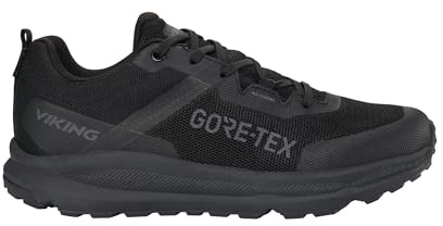Viking Stride Low GTX M Walking Shoe da Uomo, Nero, 43 EU