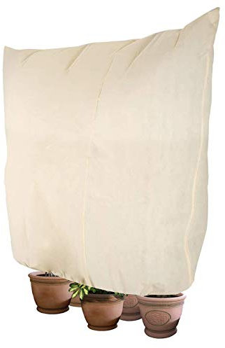 EPASHA Pflanzenvlies Frostschutzhülle, Pflanzenschutztasche aus Gartenvlies for Schutz vor Witterungseinflüssen und Tieren, ca. 1,20 x 1,80 m (2 Stück – Schutzhülle), 240 x 200 cm (Color : Parent)