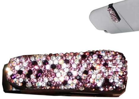 Naqqios Soporte para Gafas de Sol para Coche, Soporte para Gafas de Sol para Parasol de Coche, Soporte para Gafas de Sol para Parasol de Coche, Accesorios