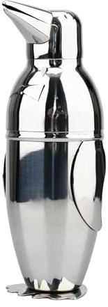 Penguin Cocktail Shaker with Strainer 17 oz