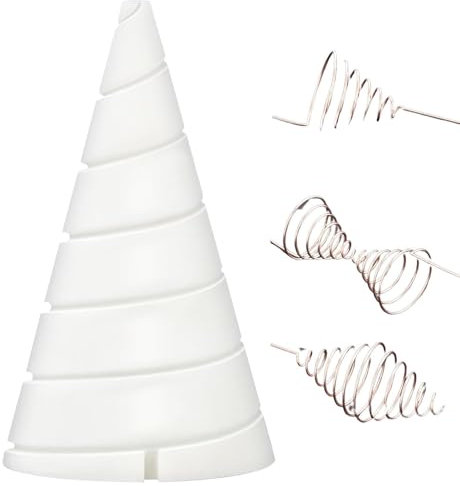 Lesunbak Plantilla de bobinado de bobina, suministros de jardinería, plantilla de antena de alambre de cobre, molde de bobinado de bobina multifuncional, alambre reutilizable para electrocultura