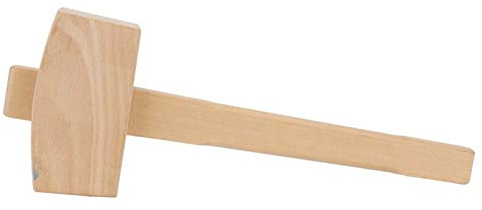Smandy Mazo de Madera de Carpintero, Herramienta de Roscado de Madera Dura de Primera Calidad, Agarre Ergonómico para Montaje de Cinceles y Muebles, Tamaño L 350 Mm para Entusiastas de la