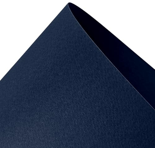 Netuno 10 hojas de cartulina texturizada azul índigo A4 210 x 297 mm 220 g Prisma Indaco una cara estructurada papel artístico para tarjetas de felicitación invitaciones folletos Navidad acuarelas
