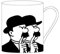 Moulinsart Porcelain Mug One Size