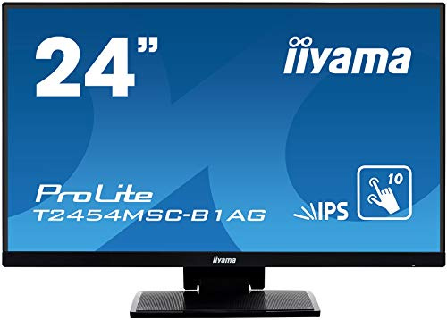 iiyama T2454MSC-B2AG 24inch PCAP, IPS LCD, 1920x1080 Full HD,10pt Touch, HDMI/DP/USB Hub, Height Adjustable