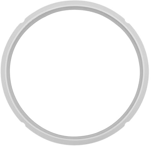 Silicone Sealing Rings Compatible for Instant Pot 6 Quart Pressure Cookers, 1 Pcs Replacement Silicone Gasket Seal Rings Fit IP-DUO60, DUO50, LUX60, LUX50, CSG60, CSG50, for 5/6 Qt InstaPot, Clear