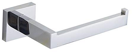 CASEWIND Toilettenrollenhalter Edelstahl, Toilettenpapierhalter Chrom, Klorollenhalter mit Bohren Wandmontage Werkstatt Glänzend