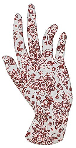Malcolm's Miracle Henna Moisturizing Gloves - Lasts 2 Years - Made in the USA (Medium)