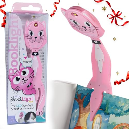 Lampe de Lecture Flexilight Pals | Lampe et Marque-Page 2 en 1 | Lampe LED à Clip | Torche de Lecture Adultes et Enfants | Lire | Cadeau Lecteurs
