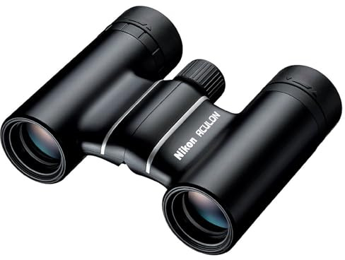 Nikon Aculon T02 Binocolo, 10x21, Adatto a Viaggi, Escursioni, Natura, Nero