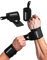 GORNATION Handgelenk-Bandagen, Power Wrist Wraps für Fitness, Gym, Calisthenics & Kraftsport, Handgelenk Support - 1 Paar, Schwarz
