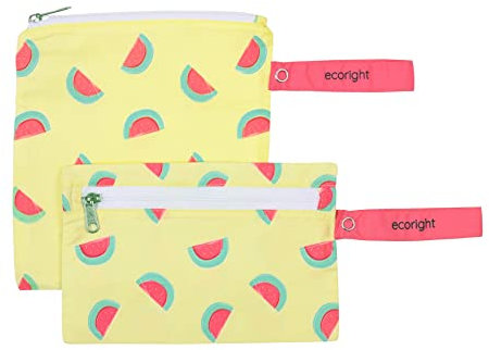 Ecoright Wiederverwendbare sandwich beutel & snack bag für kinder, Männer, Frauen, Zero Waste & food Safe snackbeutel - 2er Set