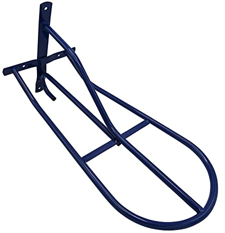 Secure Fix Direct Wall Mounted Saddle Rack Stand Blue (Horse Riding Tack Room Stable)
