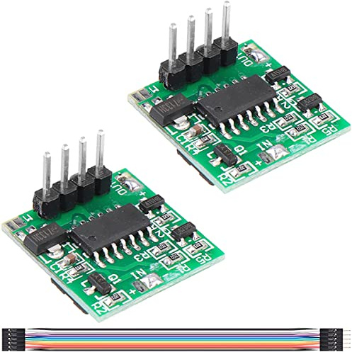 Youmile 2 Stück 10S-24H Einstellbares Timer-Modul Timer-Schalter Controller-Platine Stetig einstellbares Verzögerungsmodul 10s bis 24h mit DuPont-Kabel