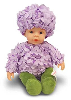 Anne Geddes Baby Puppe Hortensie helles lila -23cm-