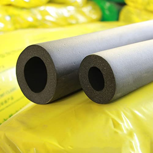 Rohrisolierung ID 6mm 13mm 20mm 28mm 60mm 90mm 110mm Klimaanlage Isolierschlauch Wärmeisolierung Schaumstoff-Rohre Schwarz 1 Stück (Size : ID 60mm x Thick 20mm-1.8m L)