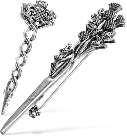 2 piezas broche de escocés decorativo agujas de collar Irlanda insignia de realeza irlandesa broche celta Sassenach regalo escocés joyería inspirada para trajes