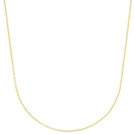 Amor Collier 925 Sterling Silber Damen Halsschmuck, 42+3 cm, Gold, Kommt in Schmuck Geschenk Box, 2038560