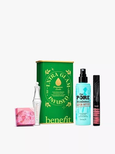 Benefit Extra Glam Infused Gift Set including Fan Fest Mascara and POREfessional Primer