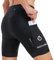 GGFLYING Radlerhose Herren Fahrradhose 6D Gepolstert Radhose Kurz Fahrrad Hosen 3 Taschen Reflektierendes Logo Hohe Elastizität