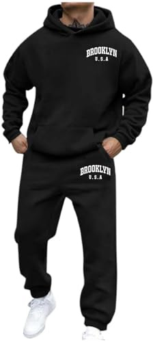 Ensemble sweat à capuche et manches longues décontracté avec imprimé lettres pour le sport en saison automne-hiver