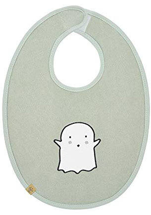 LÄSSIG Baby Kleinkind Lätzchen Medium wasserabweisend Klettveschluss/Medium Bib, Spookies