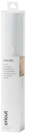 Cricut Iron On | White | 61cm (24) | Heat Transfer Vinyl Roll (HTV) | for use with All Cricut Cutting Machines