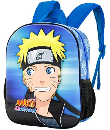 Naruto Watching-Sac à dos 3D Petit, Bleu