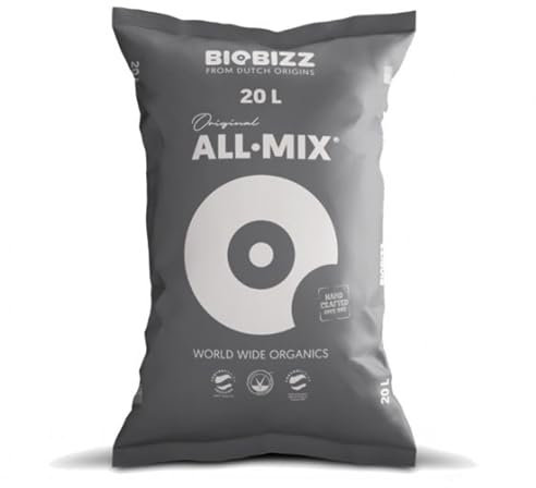 GROWMANIA Fertilizante All Mix de BioBizz 20 L | Sustrato Orgánico para Plantas y Cultivos | Abono Nutritivo Bio Bizz