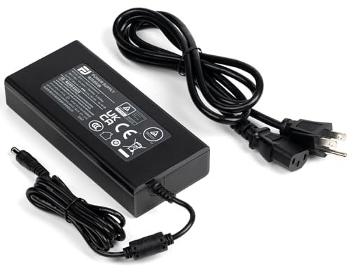 Fosi Audio 48V 5A GAN Fuente de Adaptador de Corriente para Audio en casa Amplificador Receptor estéreo Bluetooth Mini Amplificador Integrado Hi-Fi Clase D