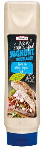 Homann - Snack Sauce Joghurt Knoblauch - 875 ml