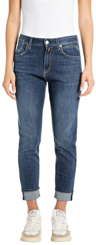 Replay Jeans da Donna Marty Powerstretch Denim, 009 Blu Medio., 29W x 28L