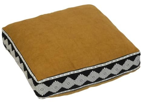 ATMOSPHERA CREATEUR D'INTERIEUR - Cuscino da Terra Inuit Dreams Giallo ocra 48x14 cm