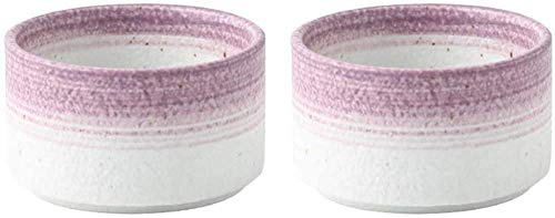 Lot de 2 moules à soufflés, parfaits pour muffins, cupcakes, crème brûlée ou comme bols à trempette, porcelaine résistante au four,