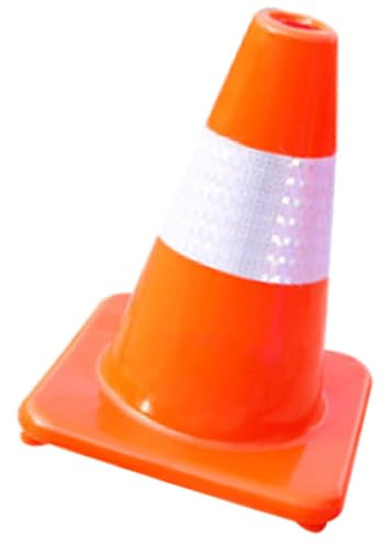 BESTYASH Cono Almacenamiento Banda de Rojo Reflectante Tráfico de No de Plástico Seguridad Fácil Uso en Vial Patios y Zonas Estacionamiento