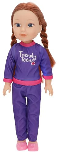 ColorBaby Mara Muñeca Infantil articulada, 36 cm, Trenzas pelirrojas, Estilo Deportivo, Ropa incluida, Muñecas realistas, Juguetes niños 3 años, Regalos Navidad Infantiles (39362)