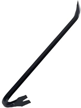 Relaxdays Piedi di Porco XL in Acciaio Pieno, 90 cm, per Sollevare e estrarre Chiodi, utensile per smontaggio Nero