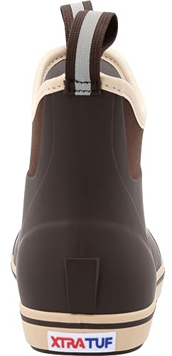 Xtratuf Women's 6 Inch Ankle Deck Boot, Brown, Size 9